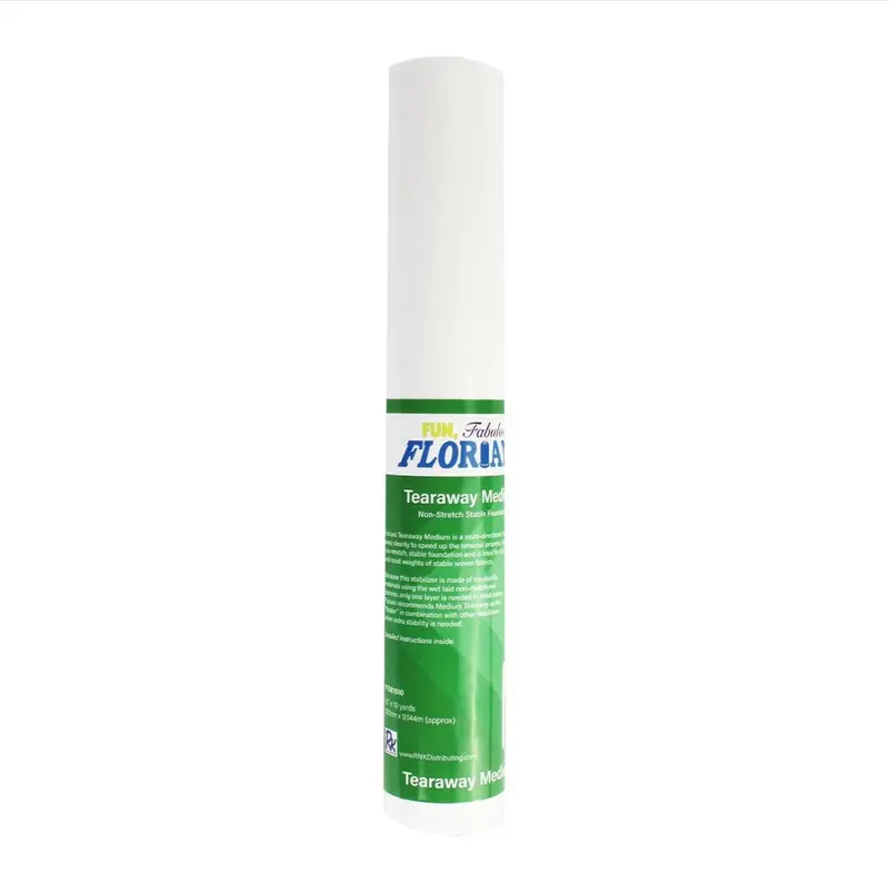 Floriani Medium-Weight Tear-Away Embroidery Stabilizer 1