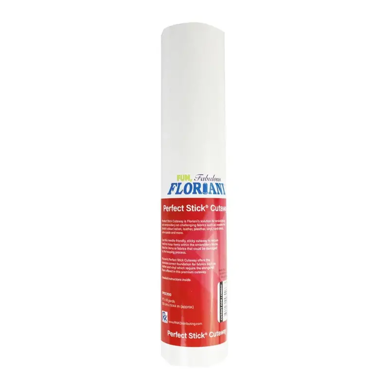 Floriani Perfect Stick Cutaway Stabilizer – 15" Wide × 10-Yard Roll 1