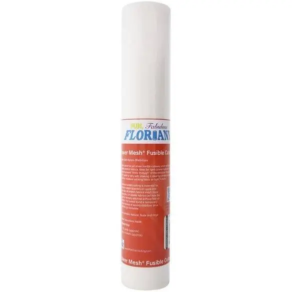 Floriani Power Mesh Fusible Cutaway Stabilizer – White, Heavy-Duty 1