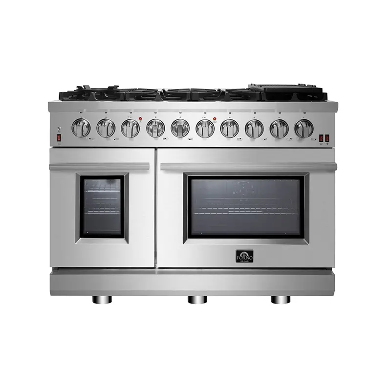 Forno Massimo 48-Inch Freestanding Gas Range With 8 Burners And True Convection Oven 2