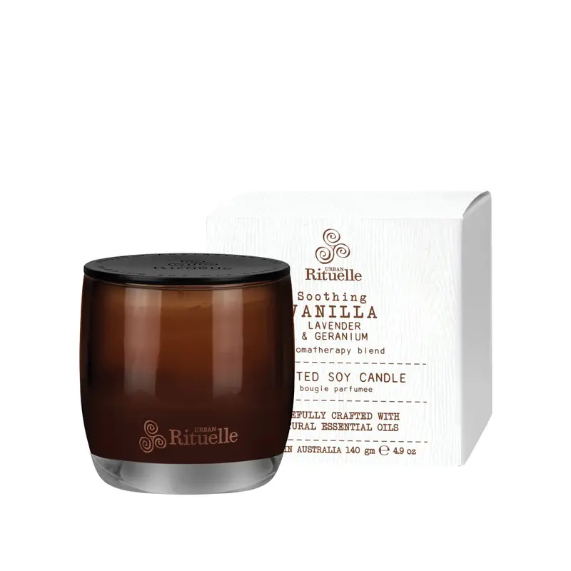 French Lavender Vanilla Mini Soy Candle – 140G 1