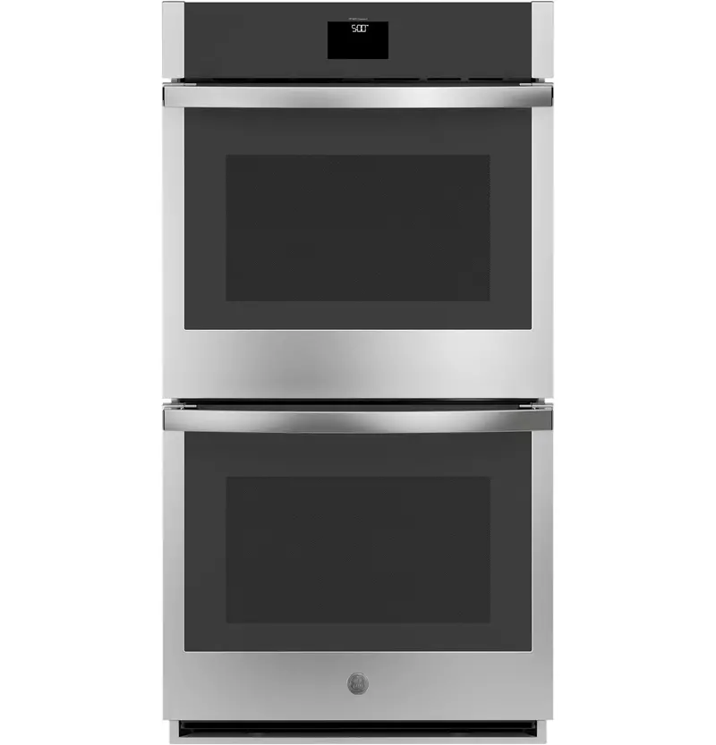 Ge® 27" Smart Double Wall Oven With Convection, No-Preheat Air Fry & Built-In Intelligence 2