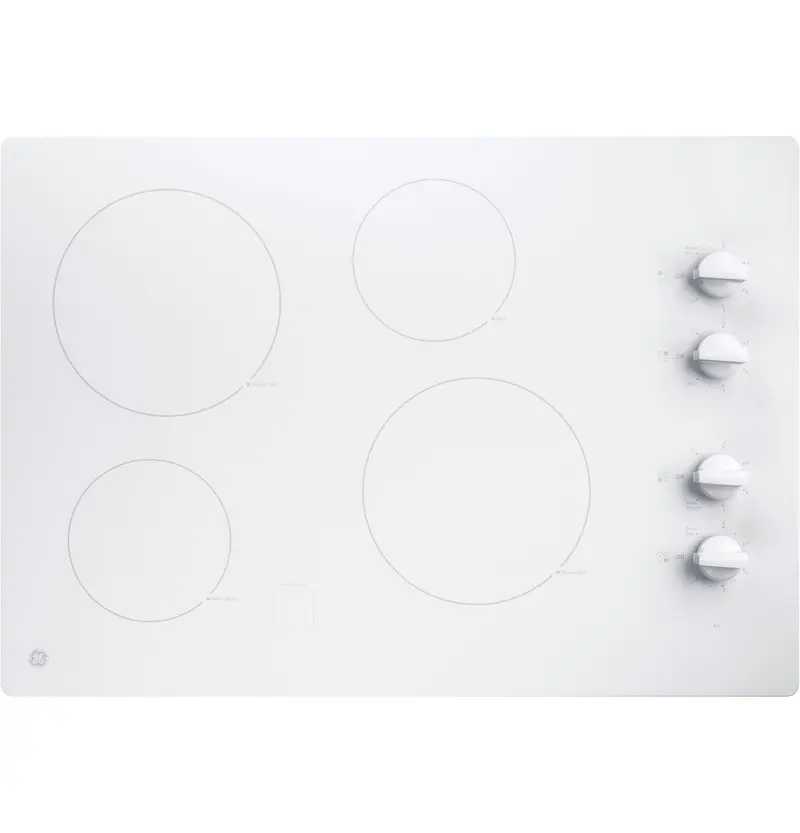 Ge 30" Built-In Electric Cooktop With Knob Controls 2