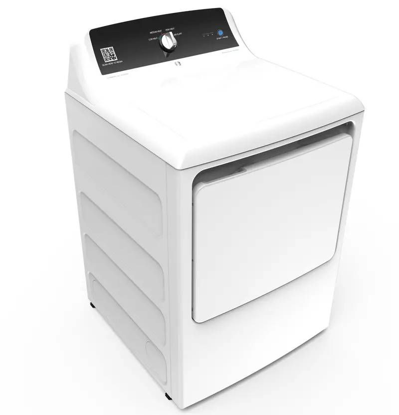 Ge Commercial Electric Dryer – 7.4 Cu. Ft., Aluminized Alloy Drum, Sensor Dry, App Payment (Wi-Fi Required) 1