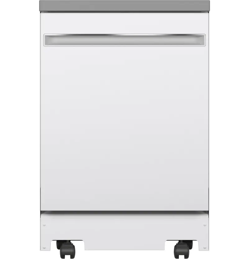 Ge® Portable Dishwasher – 24-Inch Stainless Interior, Sanitize Cycle, Energy Star® Certified 1