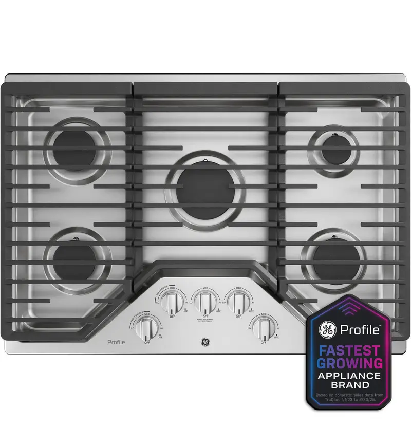 Ge Profile 30-Inch Built-In Gas Cooktop With Five Precision Burners 2