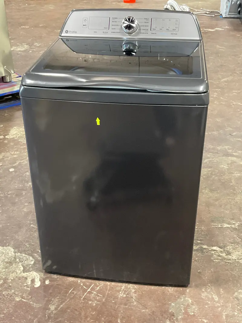 Ge Profile® 5.0 Cu. Ft. Energy Star® Smart Washer With Smarter Wash Technology & Flexdispense® Dual Dispenser 4