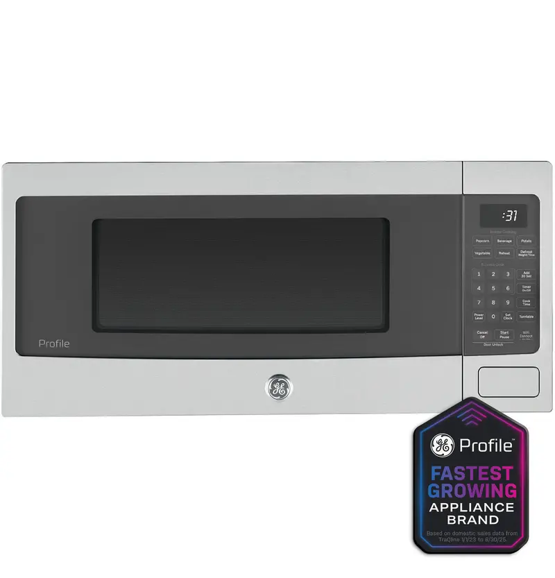 Ge Profile Compact Countertop Microwave – 1.1 Cu. Ft. 2
