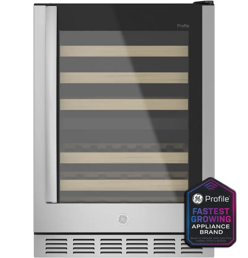 Ge Profile Dual-Zone Wine Cooler – 44-Bottle Capacity 1