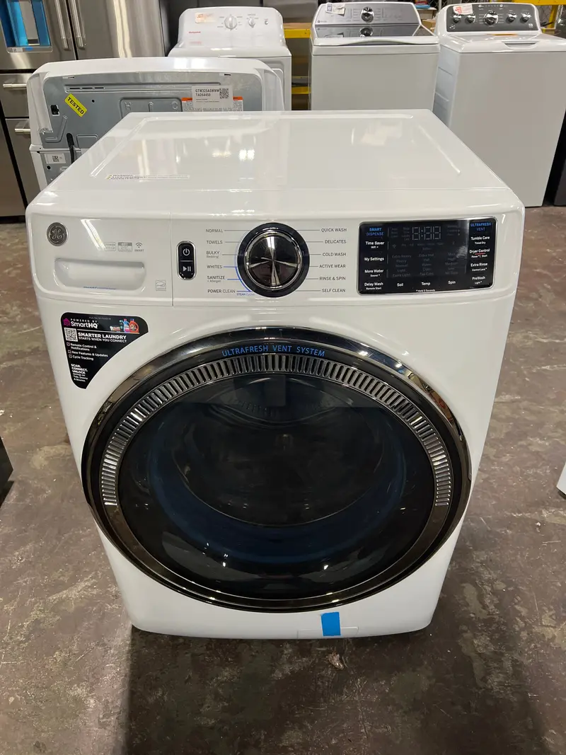 Ge Smart Front-Load Steam Washer — 5.0 Cu. Ft., Energy Star Certified, Ultrafresh Vent & Odorblock System 6