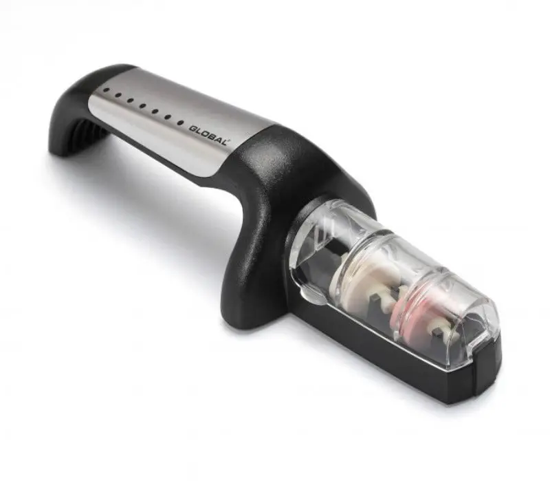 Global 2-Stage Stainless Steel Water Sharpener 1