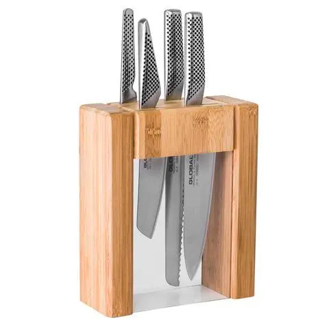 Global Ikasu 5-Piece Knife Block Set 1