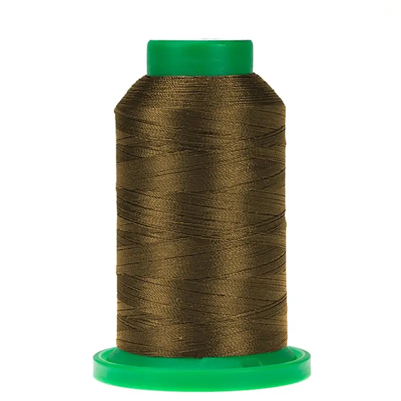 Golden Brown Isacord Embroidery Thread – 1000-Meter Spool 1