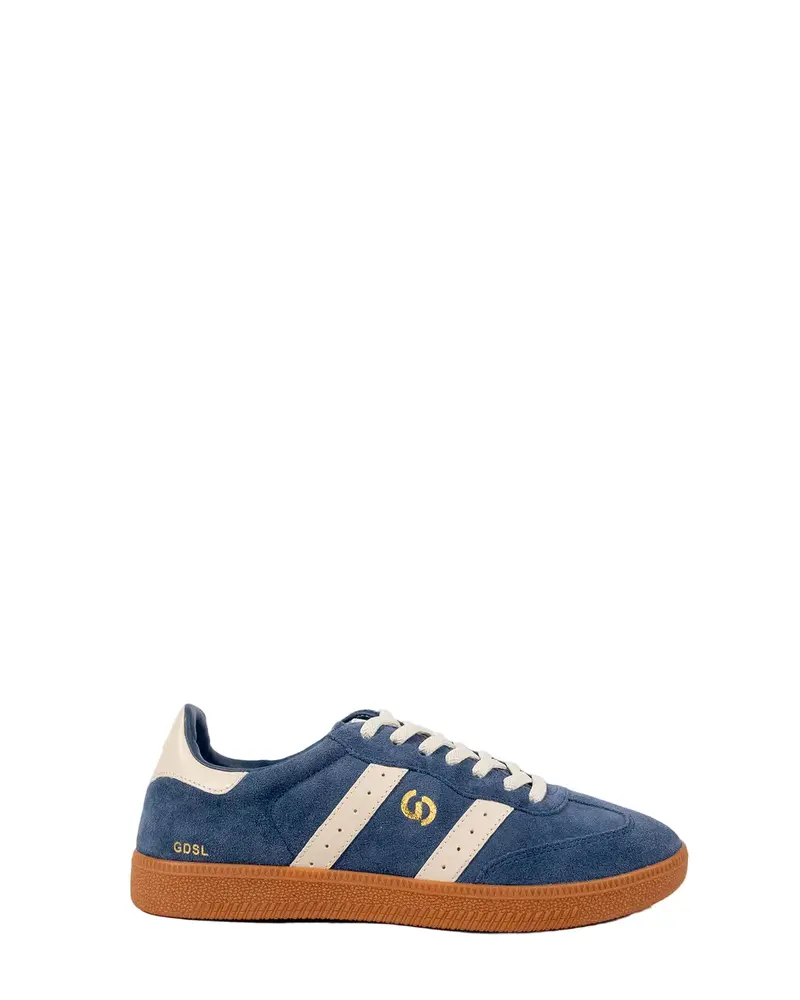 Goodsole 2001 Parallel Loafer In Peacock Blue Suede 1