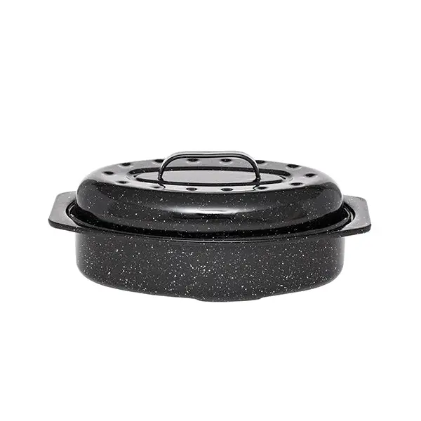 Graniteware Roasting Pan – 33 Cm, Serves 2–4 1