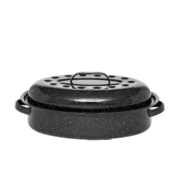 Graniteware Roasting Pan – 40 Cm, Serves 3–6 People 1