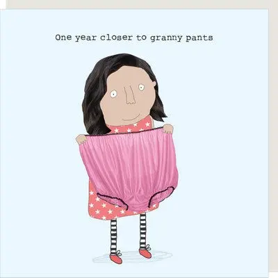 Granny Pants Humorous Birthday Card 1