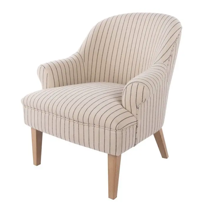 Grey Everly Upholstered Armchair 1
