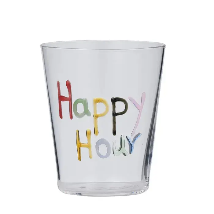 Happy Hour Double-Walled Glass Tumbler 1