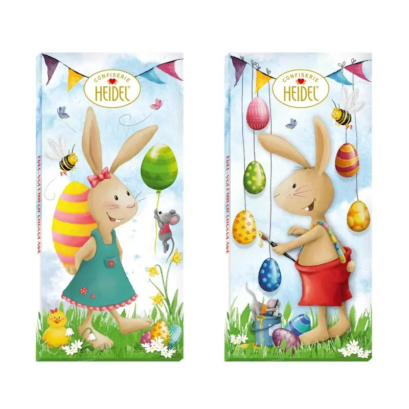 Heidel Easter Milk Chocolate Bar – 100G Premium Belgian-Style Confectionery 1