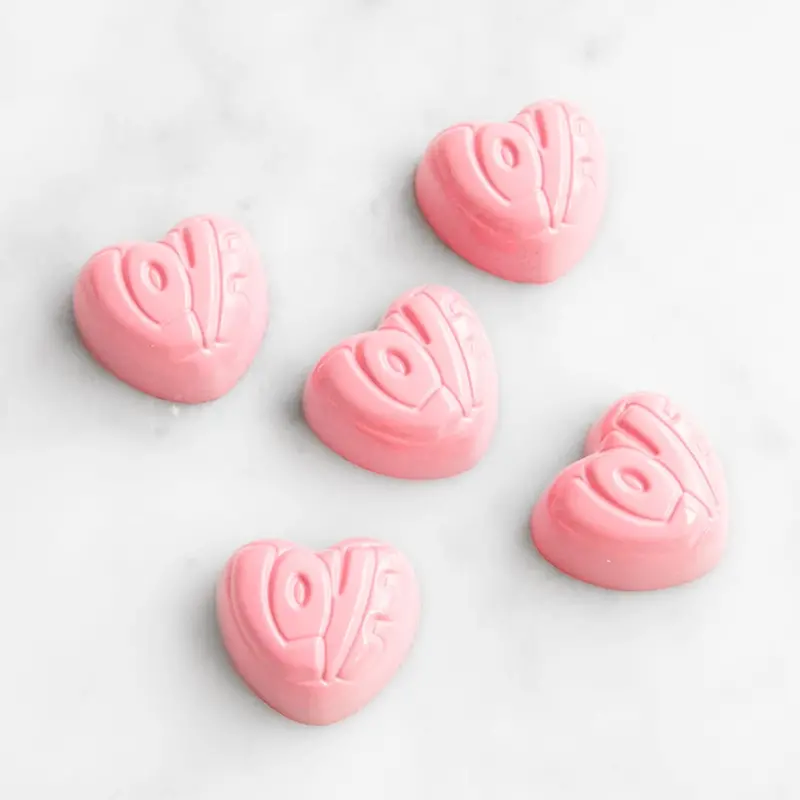 House Of Chocolate Love Jelly Tip Bonbons – 5-Piece Artisan Chocolate Box 1
