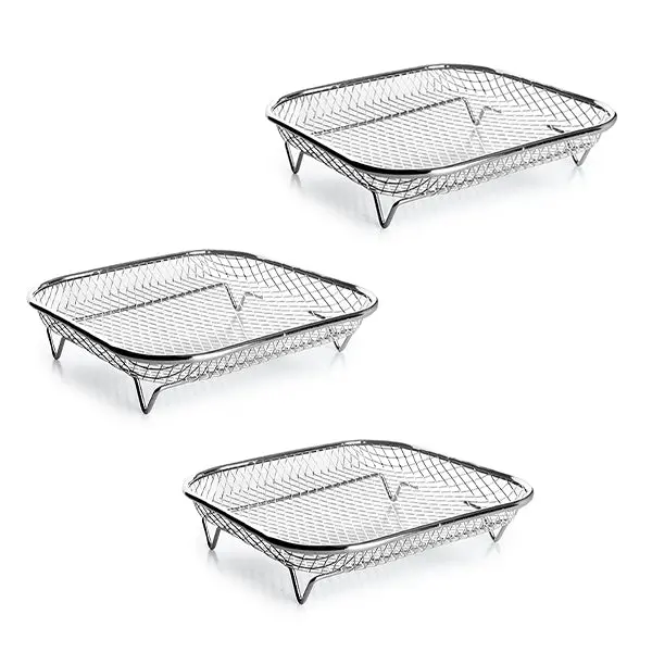 Ibili Air Fryer Square Basket Set (3 Pcs) 1