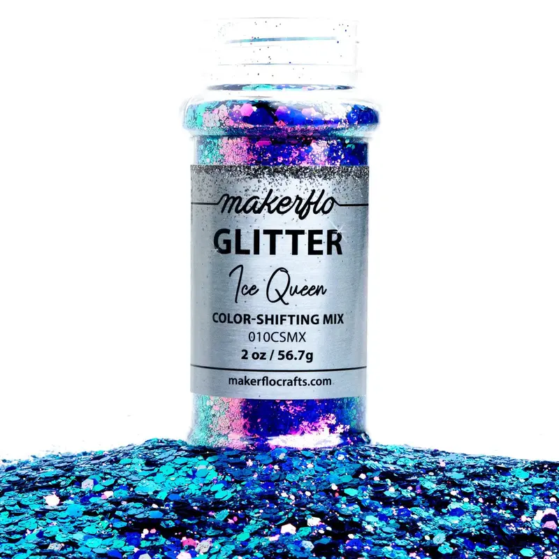 Ice Queen Icy Blue Chunky Glitter 1