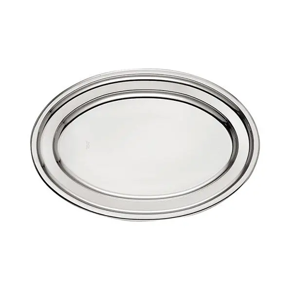 Inoxriv England Oval Stainless Steel Serving Platter – 40 Cm 1