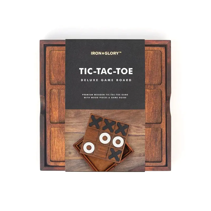 Iron & Glory Minimalist Tic Tac Toe Game Set 1