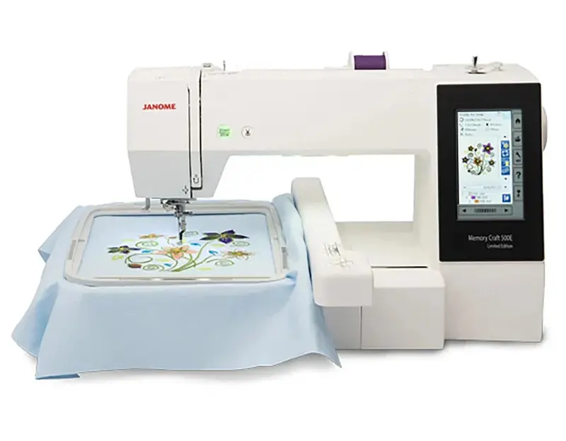 Janome Memory Craft 500E Limited Edition Embroidery-Only Machine 1