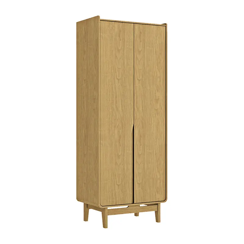 Jimi Two-Door Freestanding Wardrobe Cabinet 1