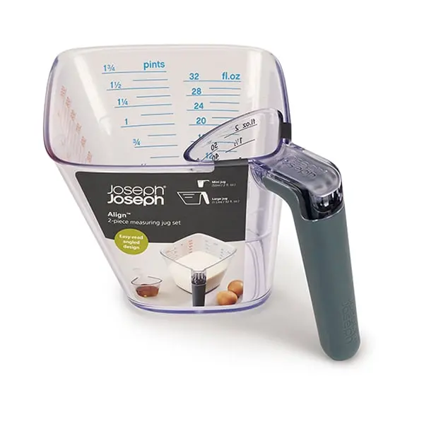 Joseph Joseph Easy-Read Dual-Measure Glass Measuring Cups (Set Of 2) 1