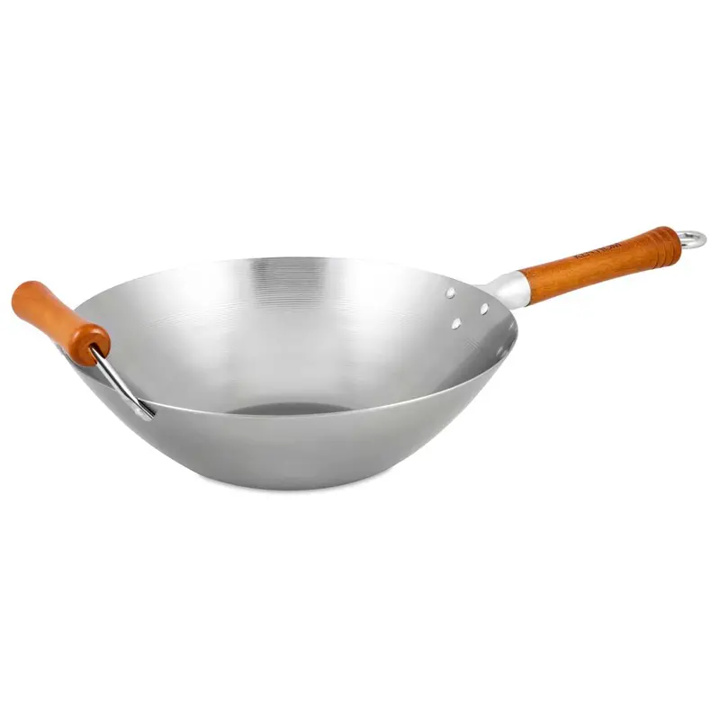 Ken Hom Traditional Carbon Steel Wok 1