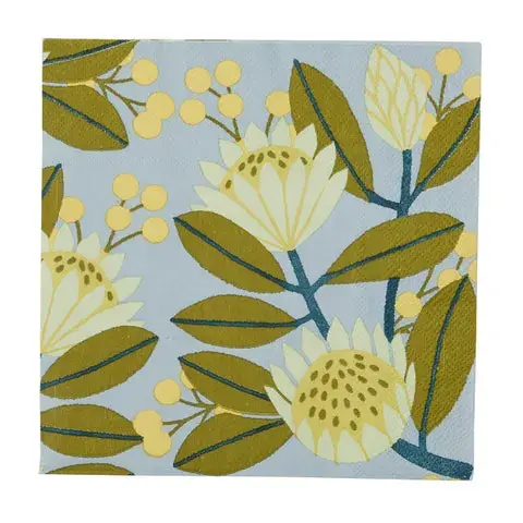Kirra Botanical Print Paper Lunch Napkins (20-Pack) 1