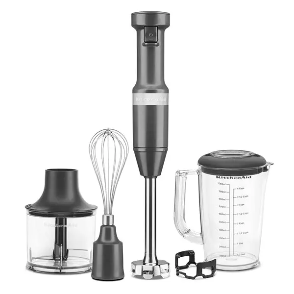 Kitchenaid 5-Speed Immersion Blender – Matte Black, 180W (Model 5Khbv83Ebm) 1