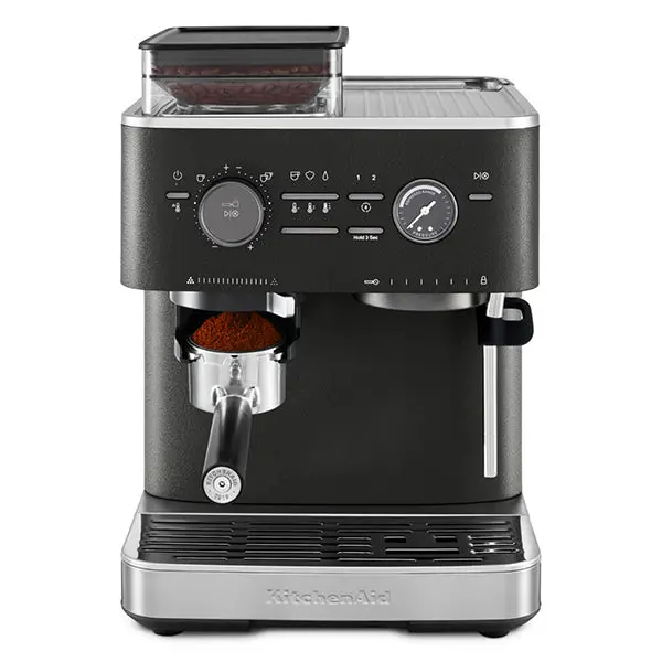 Kitchenaid 5Kes6551Bk Semi-Automatic Espresso Machine With Integrated Grinder 1