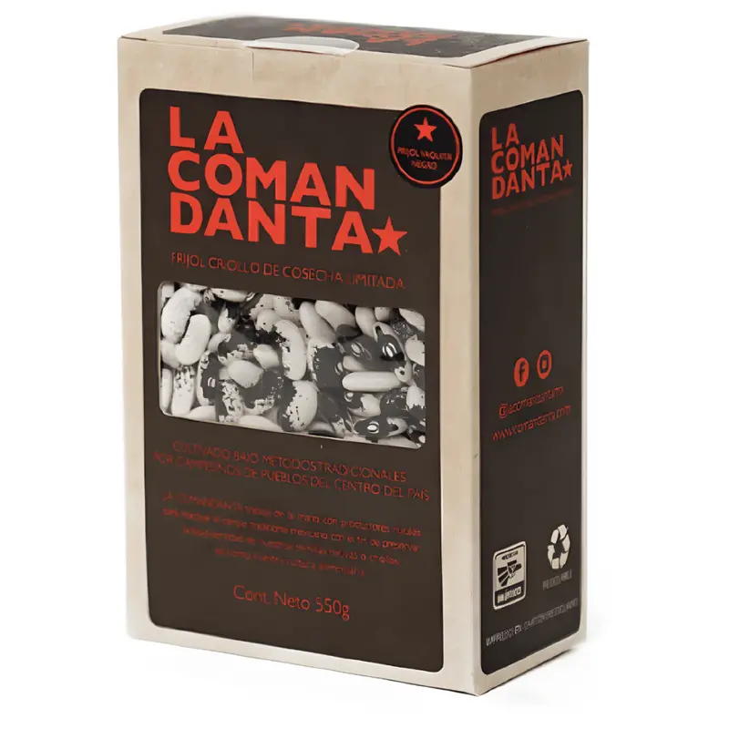 La Comandanta Heirloom Black Cow Beans 1