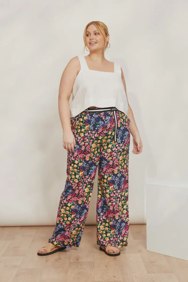 La Mer Blume-Print Tailored Pant 1