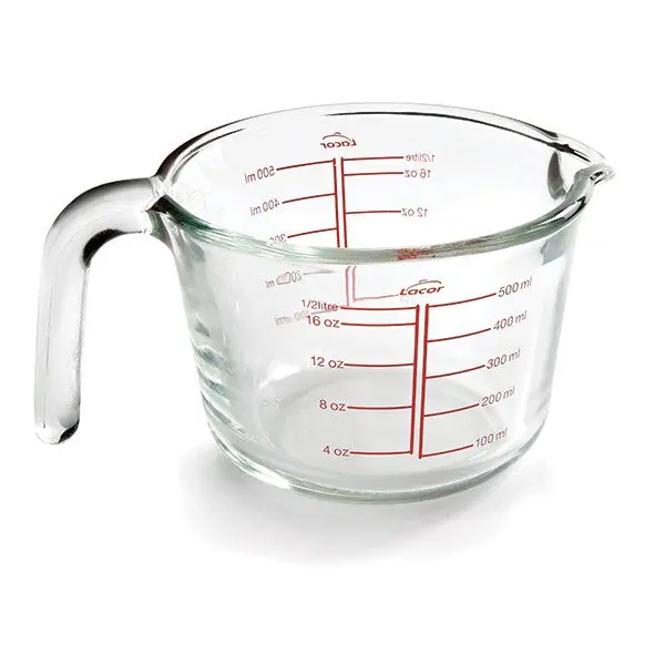 Lacor 0.5 L Glass Measuring Jug 1