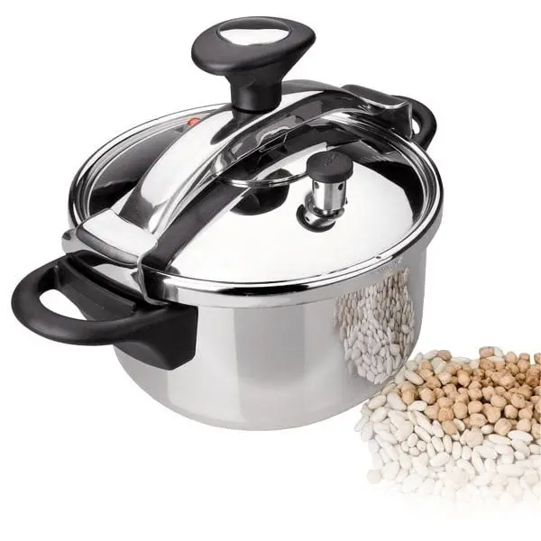 Lacor Traditional Stainless Steel Pressure Cooker – 4 Liters 1