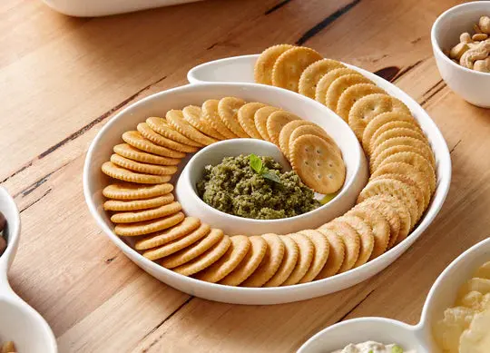 Ladelle Classica Spiral Serving Platter – Elegant Twisted Design For Appetizers 1