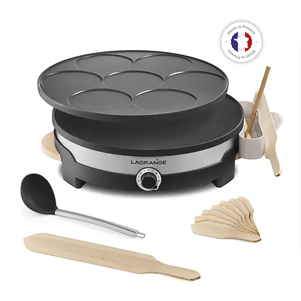 Lagrange Tradi'Duo Dual-Plate Electric Crepe Maker (1500 W) 1