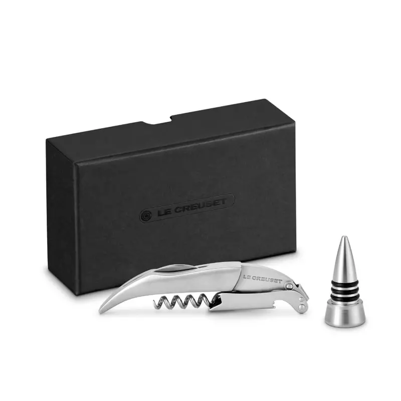 Le Creuset Premium Stainless Steel Waiter’S Friend Bottle Opener Set 1