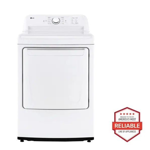 Lg 7.3 Cu. Ft. Rear-Control Electric Dryer With Sensor Dry Technology 2