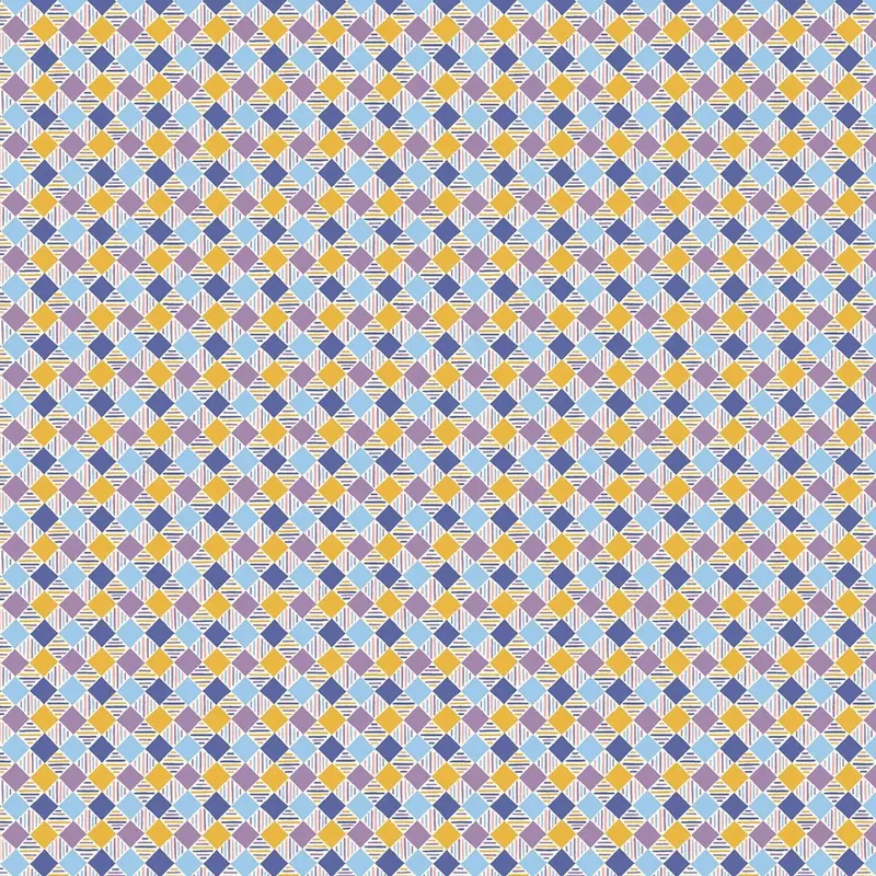 Liberty London Urban Check Lavender Fabric Collection 1