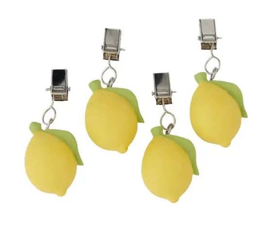 Limone Four-Piece Tablecloth Weight Set 1