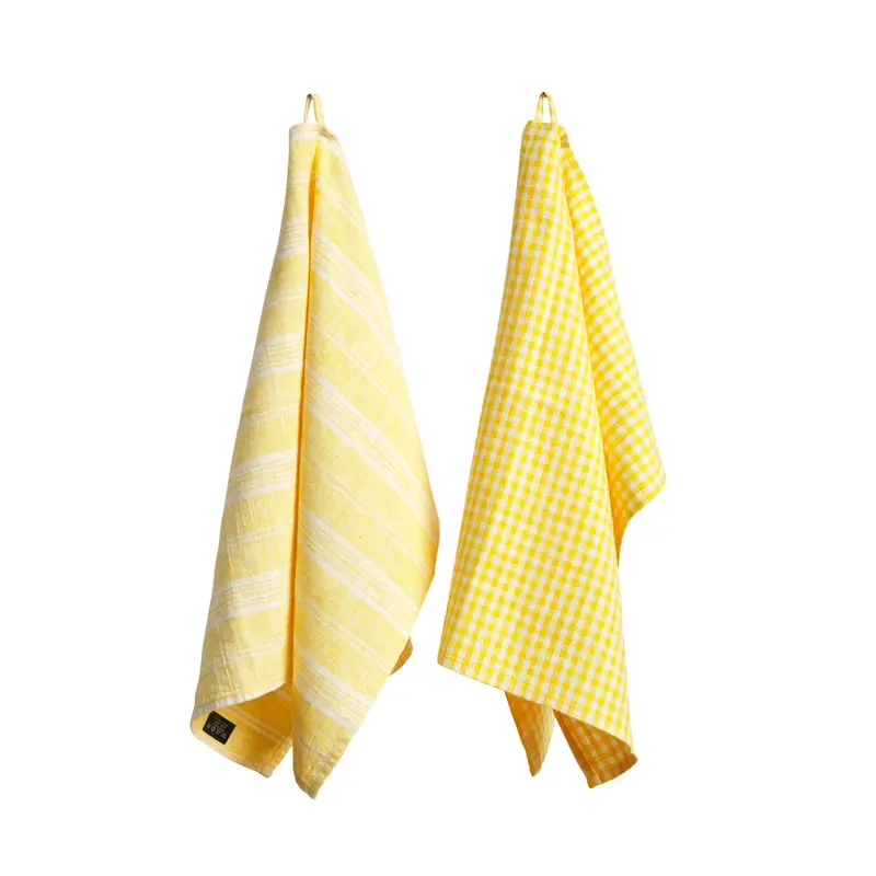 Linenme Premium Natural Linen Dish Towels (Set Of 2) 1