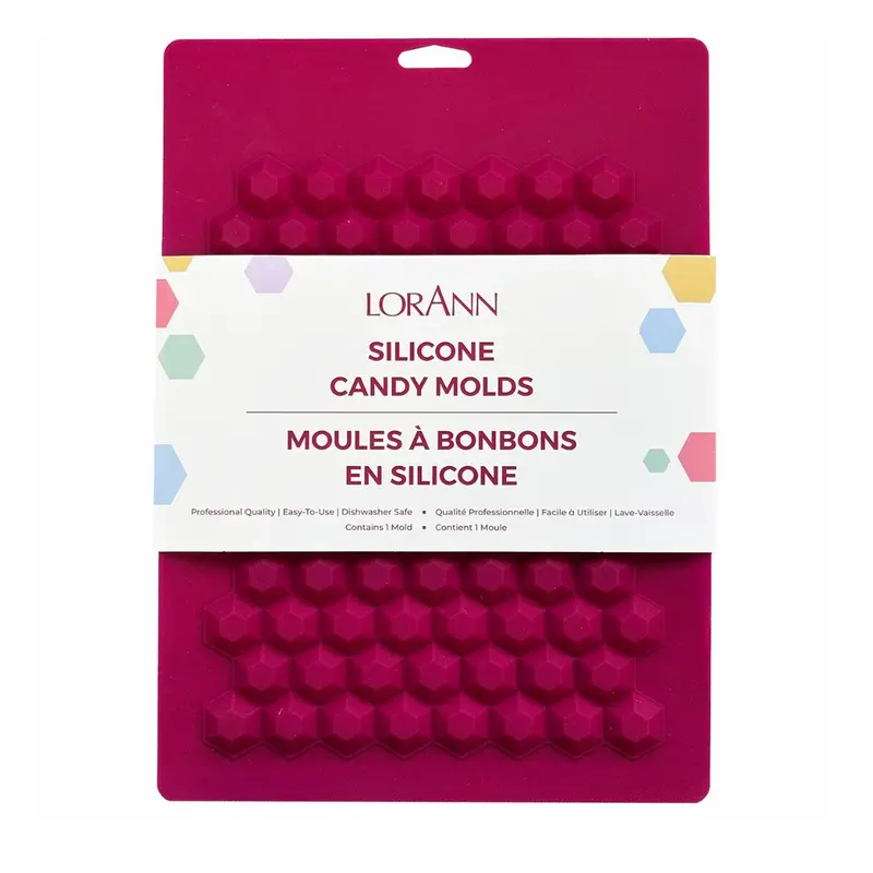 Lorann Flexible Silicone Hexagonal Break-Up Mould 1