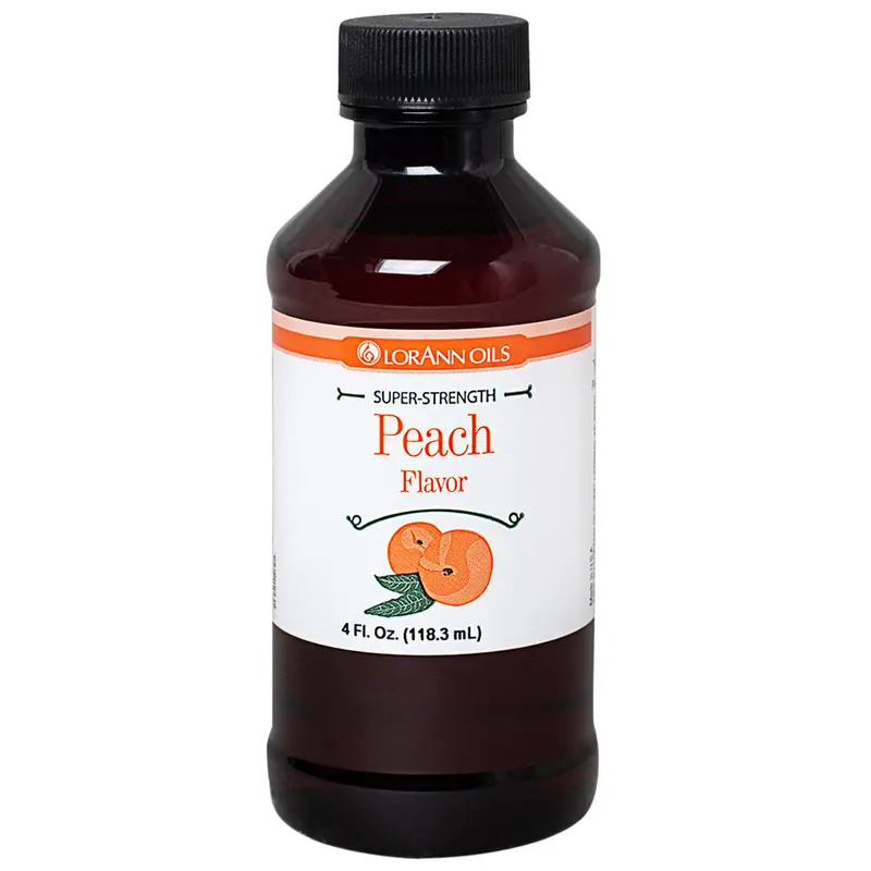 Lorann Peach Flavoring Extract – 4 Oz Bottle 1