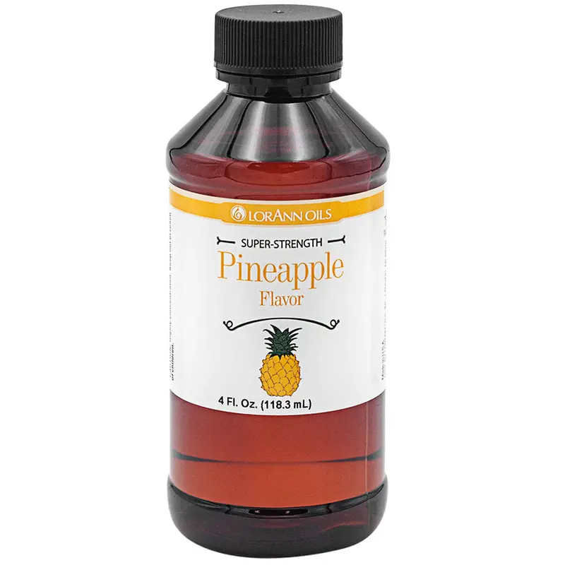 Lorann Pineapple Flavor Extract – Concentrated, 4 Oz Bottle 1